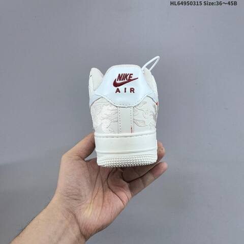 Nike Air Force 1 07 CNY Off White White Red Multicolor EU 36-45 Sneaker - Unisex (BS-61291)