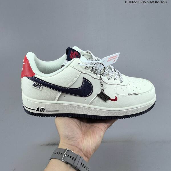 Nike Air Force 1 07 LV8 white black red navy EU 36-45 sneaker