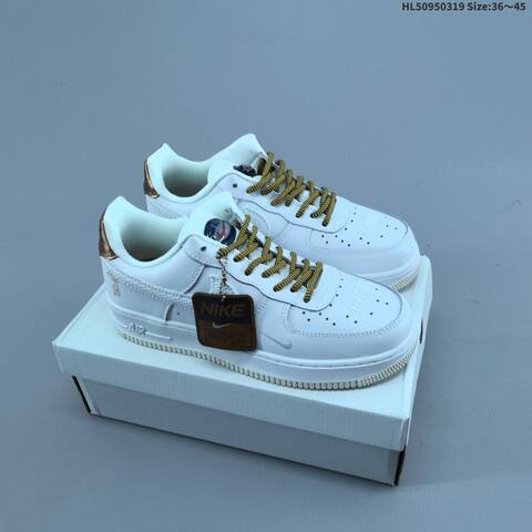 Nike Air Force 1 07 Low White Black Red Gray EU 36-45 Sneaker - Unisex (BS-61262)