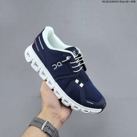 On Cloud 6 Navy White EU 36-45 Running Shoe Running Sneakers - Unisex (BS-69605)