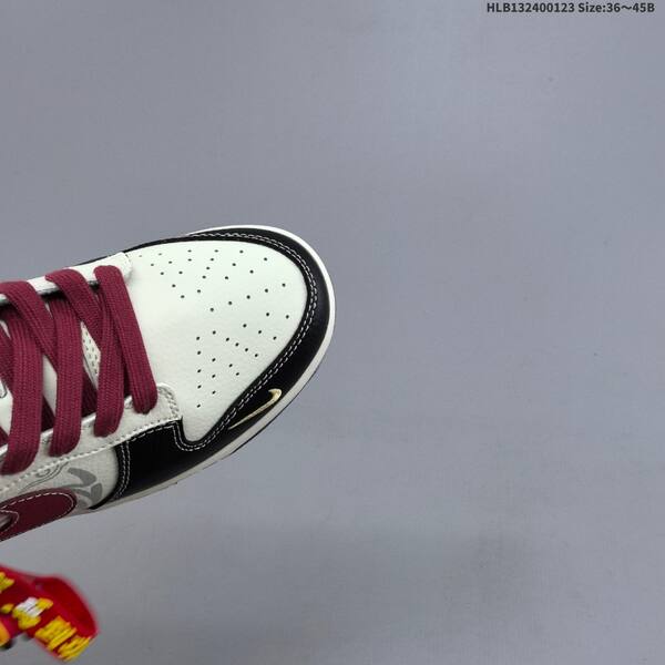 Nike Dunk Low off white black burgundy gold EU 36-45 skate shoe