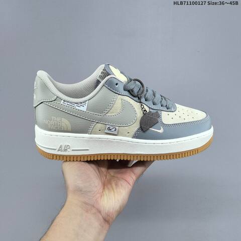 Nike Air Force 1 07 LV8 DM6688 Off White Grey Red Blue Beige Gum EU 36-45 Sneaker - Unisex (BS-61728)