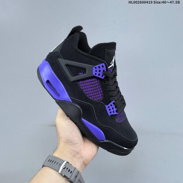 Jordan Air Jordan 4 Retro "Purple Thunder" Black/Purple EU 40-47.5 basketball