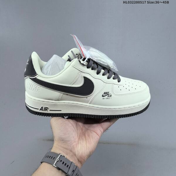 Nike Air Force 1 07 Low white grey black EU 36-45 sneaker