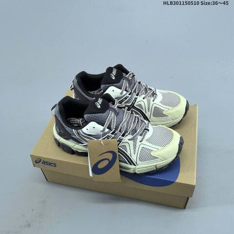ASICS Gel-Kahana 8 Black Dark Grey Cream EU 36-45 Trail Shoe Trail Running Sneakers - Unisex (BS-68852)
