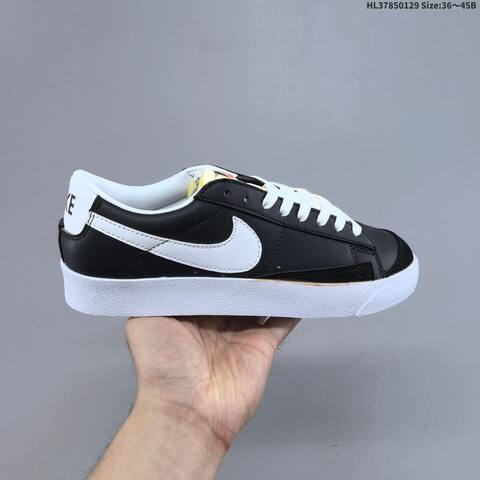 Nike Blazer Low 77 White Black Sail EU 36-45 Skate Shoe - Unisex (BS-61679)