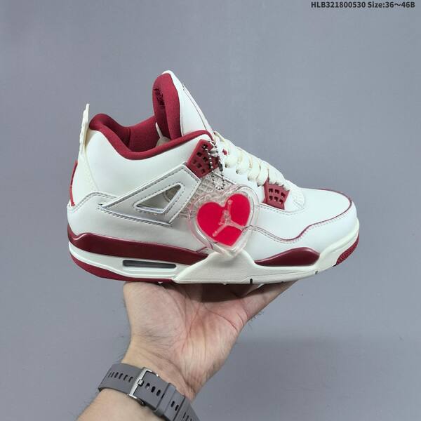 Jordan Air Jordan 4 Retro Denim Iced Carmine / Pink 36-46 basketball