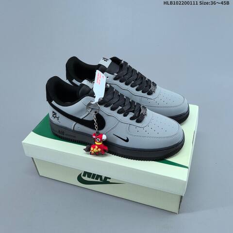 Nike Air Force 1 07 Low Off White Navy Red EU 36-45 Sneaker - Unisex (BS-62065)