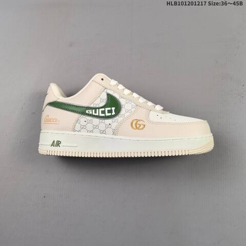 Nike Air Force 1 07 Low Grey White Black EU 36-45 Sneaker - Unisex (BS-62623)