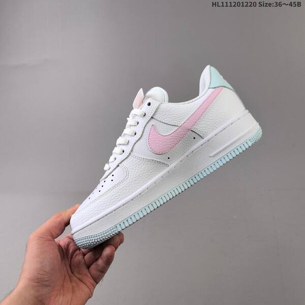 Nike Air Force 1 07 Low White Burgundy Gold White Pink Light Blue EU 36 45 sneaker EU 36-45