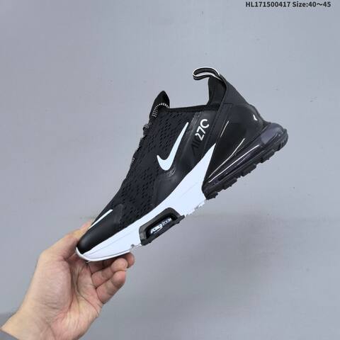 Nike Air Max 270 Flyknit White Black Teal EU 40-45 Running Shoe - Men's (BS-60683)