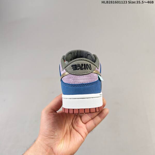 Nike SB Dunk Low blue grey orange purple brown EU 35 5-46 skate shoe