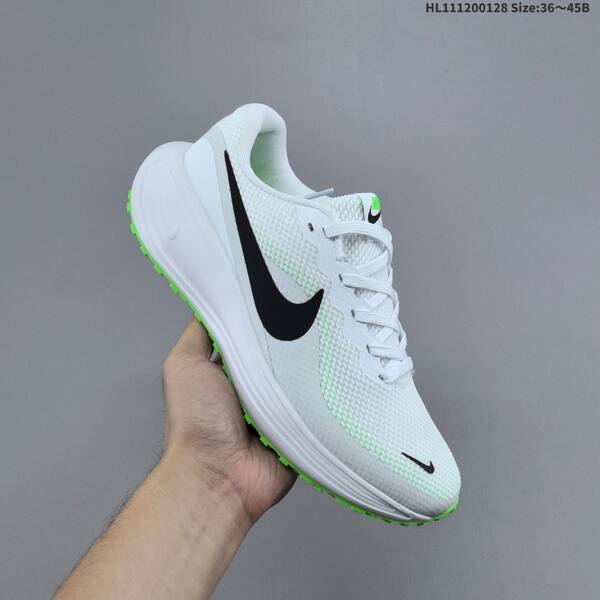 Nike Revolution 8 white black neon green EU 36-45 running shoe