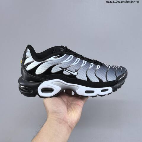 Nike Air Max Plus TN Black Grey White EU 36-46 Running Shoe - Unisex (BS-61881)