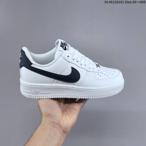 Nike Air Force 1 07 Low White Black EU 36-46 Sneaker - Unisex (BS-62270)