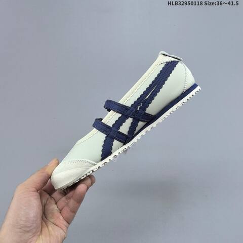 Onitsuka Tiger MEXICO 66 TGRS 1182 A678 200 Cream Off White Navy Blue EU 36 To 41 5 Sneaker Casual Sneakers - Unisex (BS-69057)