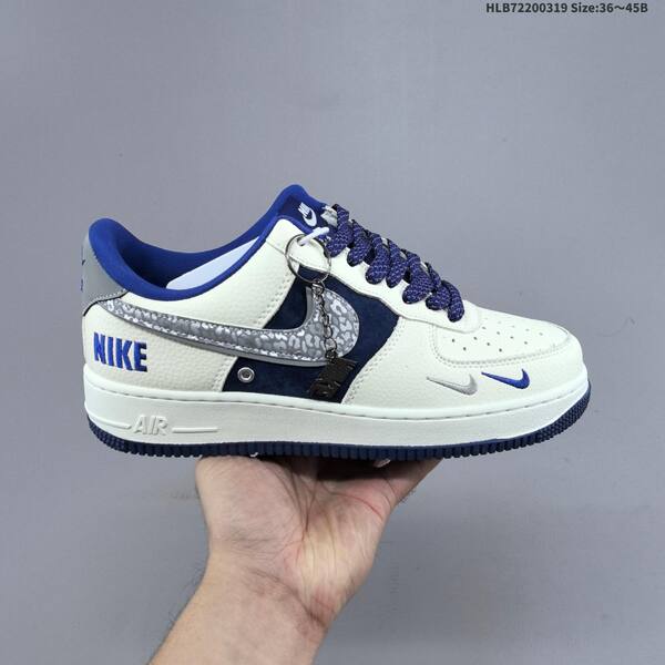 Nike Air Force 1 07 LV8 off white light blue yellow EU 36-45 sneaker