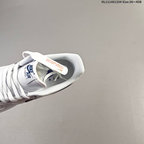Nike Air Force 1 07 White Dark Navy Blue EU 36-45 Sneaker - Unisex (BS-62836)