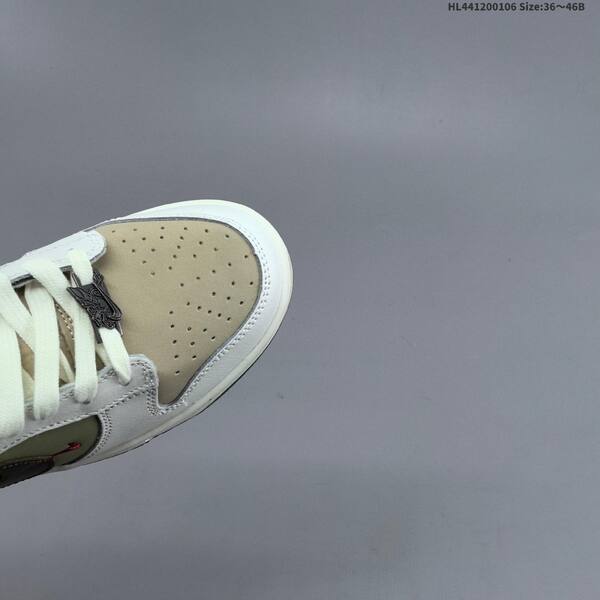 Nike Dunk Low white beige olive green dark brown EU 36-46 skate shoe