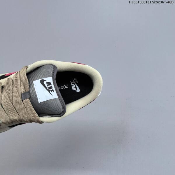 Nike SB Dunk Low khaki black red grey EU 36-46 skate shoe