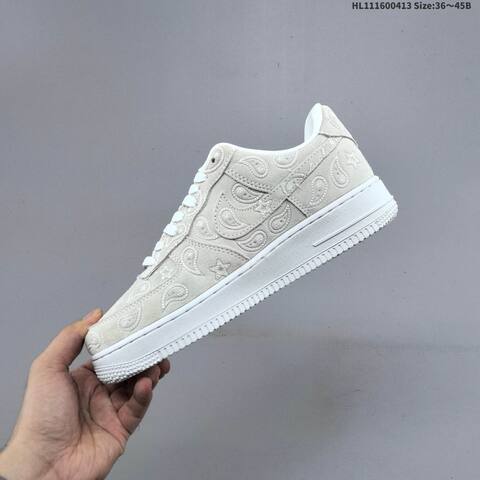 Nike Air Force 1 07 Low Light Grey White Black Gold EU 36 45 Sneaker EU 36-45 - Unisex (BS-60775)