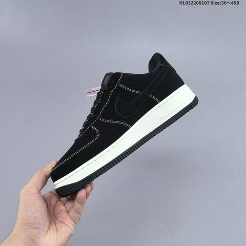 Nike Air Force 1 07 LV8 Black Brown Beige EU 36-45 Sneaker - Unisex (BS-62172)