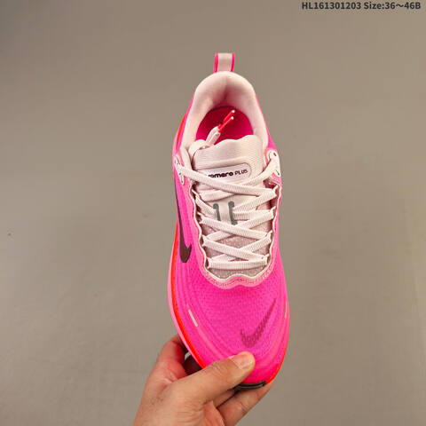 Nike Vomero Plus ReactX Air Zoom Bright Pink White Red EU 36-46 Running Shoe - Unisex (BS-62875)