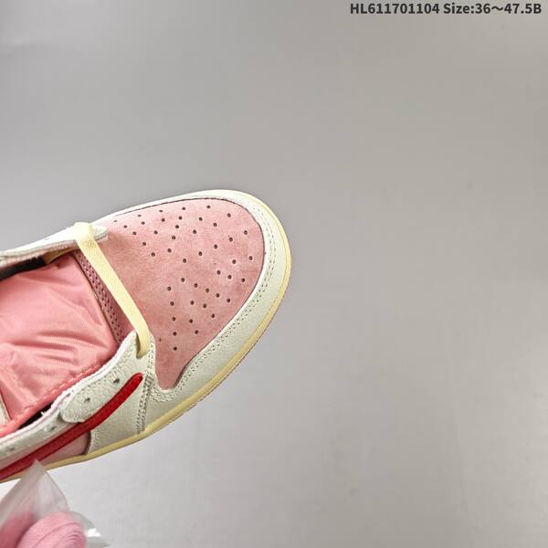 Jordan Air Jordan 1 Low x Travis Scott Pink/White/Red EU 36-47.5 casual