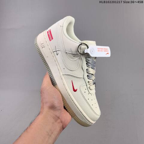 Nike Air Force 1 07 LV8 White Olive Green EU 36-45 Sneaker - Unisex (BS-62624)