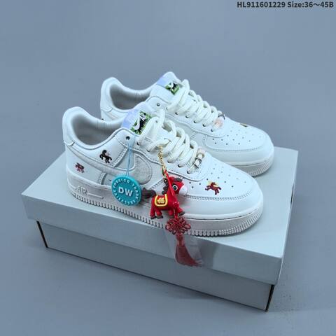 Nike Air Force 1 07 IQ1143-100 White Multicolor EU 36-45 Sneaker - Unisex (BS-62345)
