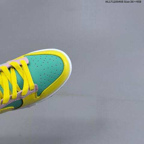 Nike SB Dunk Low Teal Yellow Purple Pink White EU 36-45 Skate Shoe - Unisex (BS-60875)