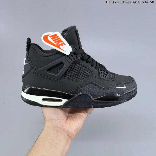 Jordan Air Jordan 4 Retro black 36-47.5 basketball