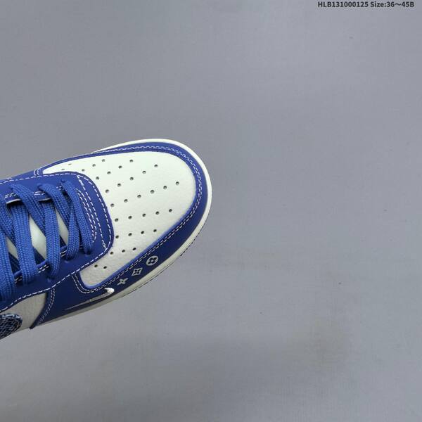 Nike Air Force 1 07 LV8 royal blue off white silver EU 36-45 sneaker