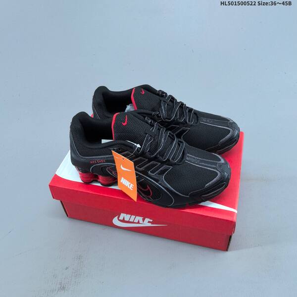 Nike Shox HQ7540-001 black neon green white EU 36-45 running shoe