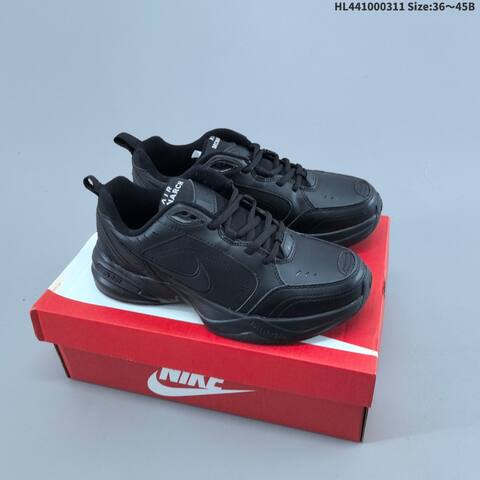 Nike Air Monarch IV White Black Red EU 36-45 Training Shoe - Unisex (BS-61379)