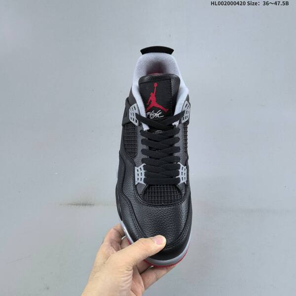 Jordan Air Jordan 4 Retro Black/Red/Gray 36~47.5 basketball