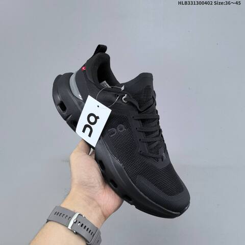On Running Cloudpulse Next All Black Dark Grey EU 36-45 Running Shoe Running Sneakers - Unisex (BS-69649)