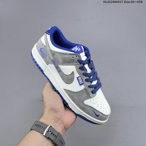 Nike Dunk SB Low Sail Grey Royal Blue White EU 36-45 Skate Shoe - Unisex (BS-60690)
