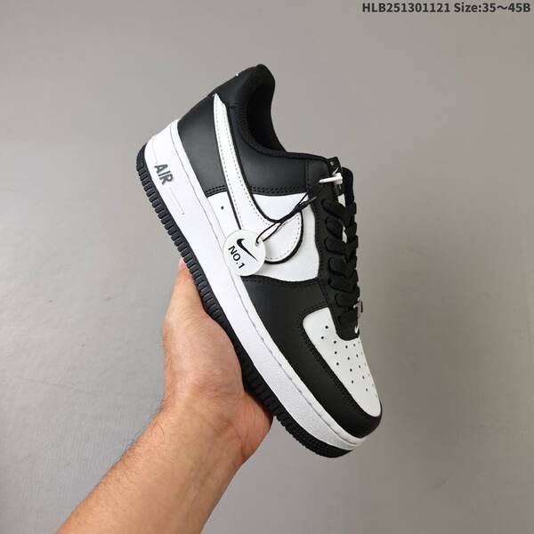 Nike Air Force 1 07 Black White Beige Blue EU 35-45 sneaker