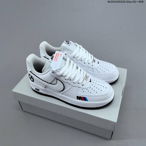 Nike Air Force 1 07 Low White Black Red Blue EU 36-45 Sneaker - Unisex (BS-61081)