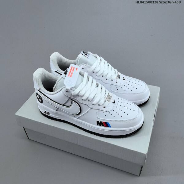 Nike Air Force 1 07 Low white black red blue EU 36-45 sneaker