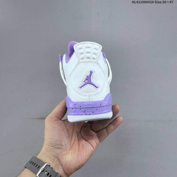 Nike Air Jordan 4 Retro white/purple EU 36-47 basketball