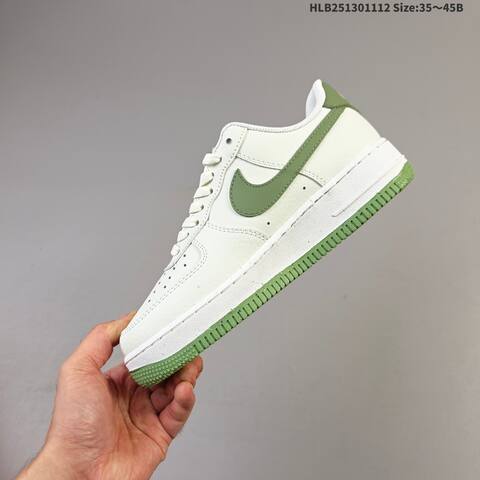 Nike Air Force 1 07 Off White Olive Green White EU 35-45 Sneaker - Unisex (BS-63825)