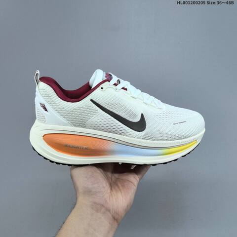 Nike Vomero 18 CNY Sail Black Burgundy Orange Yellow EU 36-46 Running Shoe - Unisex (BS-61521)