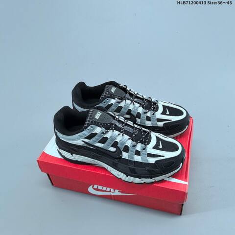 Nike P-6000 Black White EU 36-45 Running Shoe - Unisex (BS-60770)
