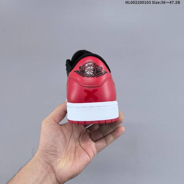 Nike Air Jordan 1 Low OG black/red/white 36~47.5 basketball