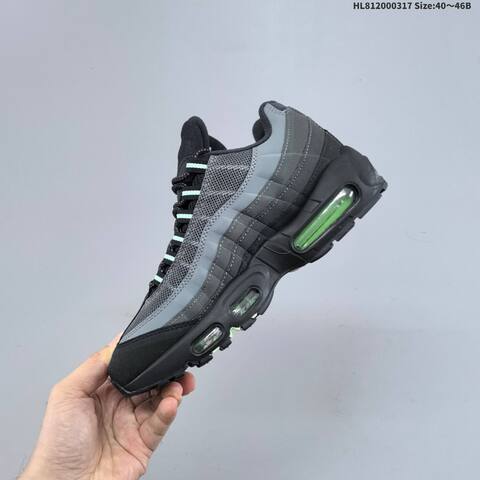 Nike Air Max 95 Grey Black Neon Green EU 40-46 Sneaker - Men's (BS-61288)