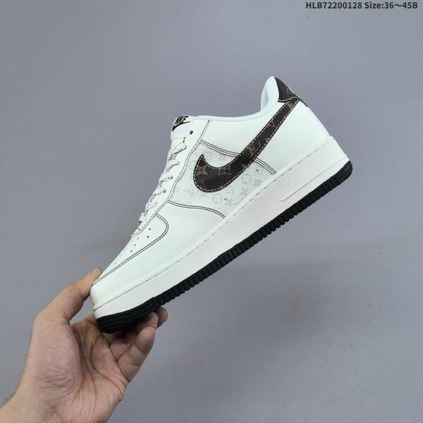Nike Air Force 1 07 Low off white dark brown black EU 36-45 sneaker