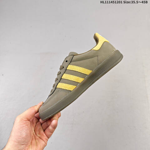Adidas Gazelle Indoor Olive Yellow Brown White EU 35 5-45 Sneaker - Unisex (BS-65377)
