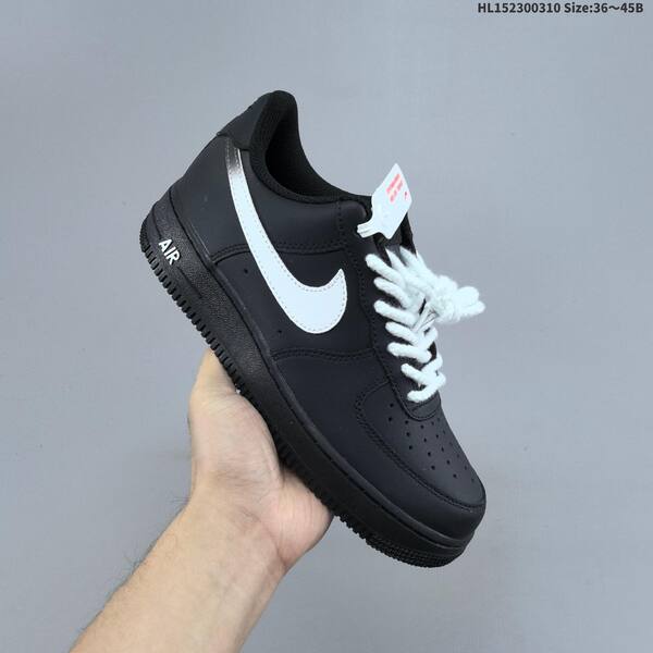 Nike Air Force 1 Low 07 black white silver EU 36-45 sneaker